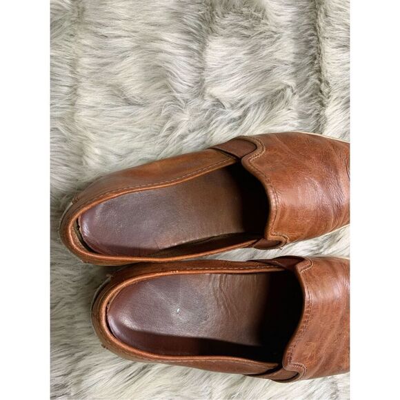 Frye Ivy Slip On Comfort Sneakers, Women's size 9M Cognac, Distressed leather - Picture 6 of 10